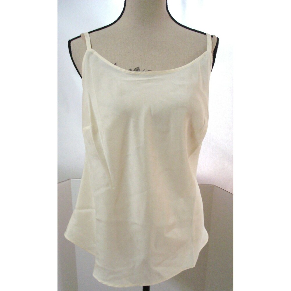 NWT New Ryllace 18 Silk Blouse Cami Ivory Off White Cream Tank Camisole Top Plus